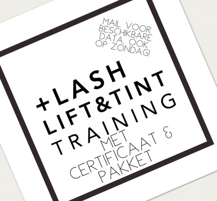 lashlift cursus wimperlift